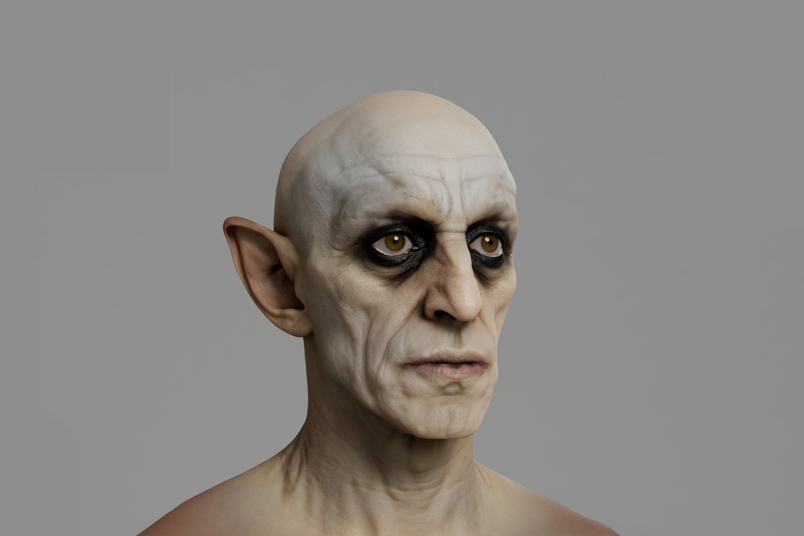 Head wrapped with MetaWrap + texture